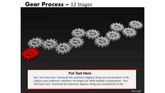 PowerPoint Backgrounds Education Gears Process Ppt Presentation