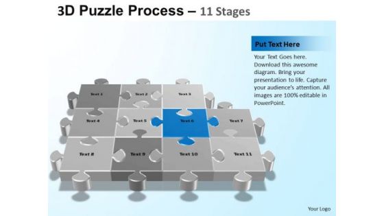 PowerPoint Backgrounds Global Puzzle Process Ppt Presentation