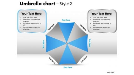 PowerPoint Backgrounds Global Umbrella Chart Ppt Template