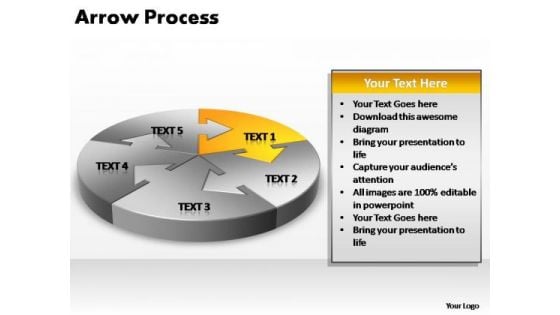 PowerPoint Backgrounds Graphic Circular Arrow Ppt Template