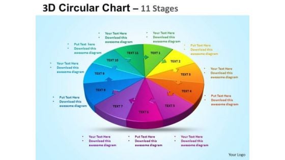 PowerPoint Backgrounds Graphic Circular Ppt Template