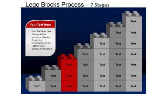 PowerPoint Backgrounds Graphic Lego Blocks Ppt Theme