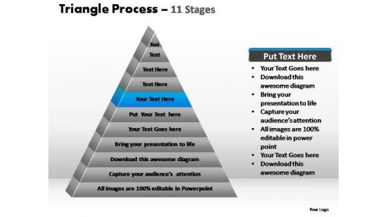 PowerPoint Backgrounds Graphic Triangle Process Ppt Template