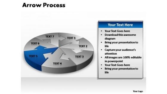 PowerPoint Backgrounds Growth Circular Arrow Ppt Design