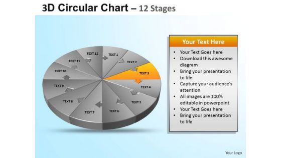 PowerPoint Backgrounds Growth Circular Ppt Designs