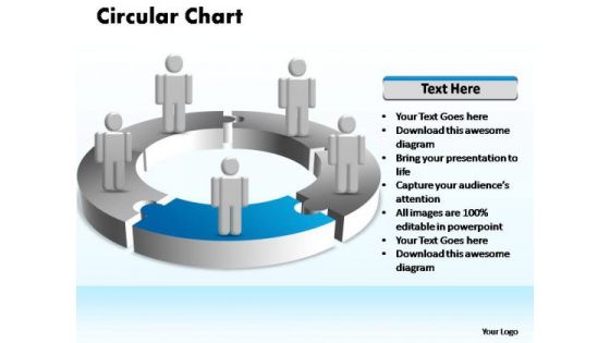 PowerPoint Backgrounds Growth Circular Ppt Process