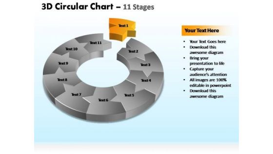 PowerPoint Backgrounds Growth Circular Ppt Slide