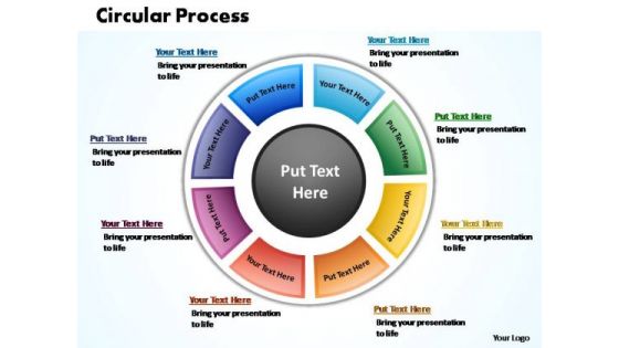 PowerPoint Backgrounds Growth Circular Process Ppt Design