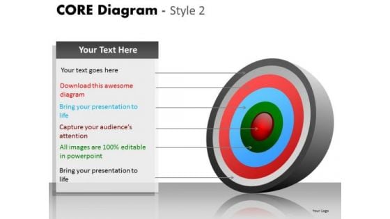 PowerPoint Backgrounds Growth Core Diagram Ppt Slide