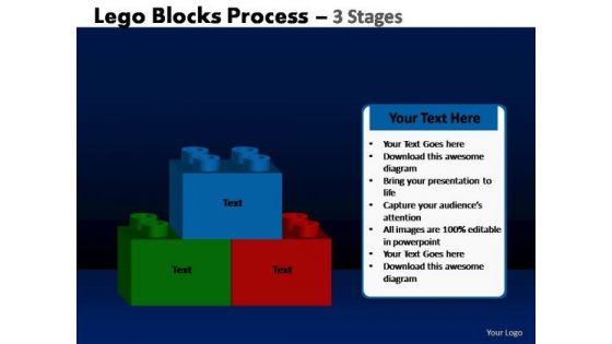 PowerPoint Backgrounds Growth Lego Blocks Ppt Presentation Designs