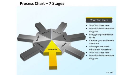 PowerPoint Backgrounds Growth Process Chart Ppt Slide