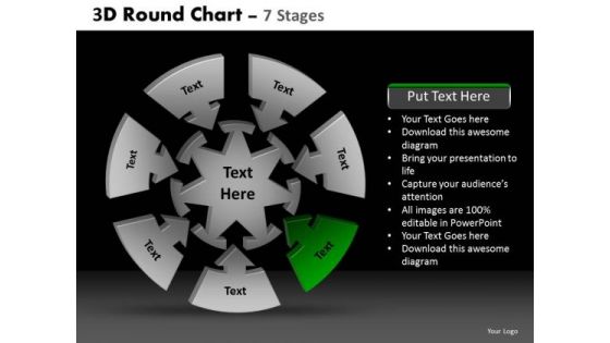 PowerPoint Backgrounds Growth Round Chart Ppt Backgrounds