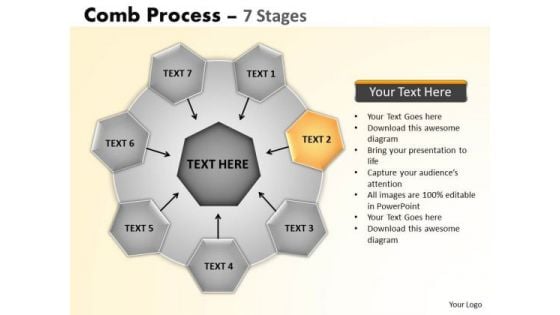 PowerPoint Backgrounds Growth Wheel And Spoke Process Ppt Template