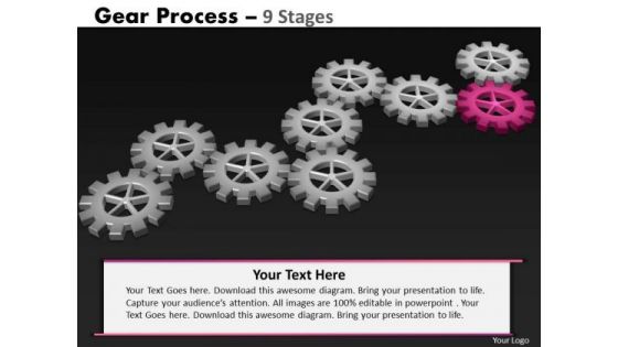 PowerPoint Backgrounds Image Gears Process Ppt Themes
