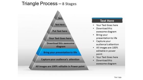 PowerPoint Backgrounds Image Triangle Process Ppt Slide