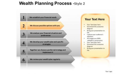 PowerPoint Backgrounds Image Wealth Planning Ppt Design