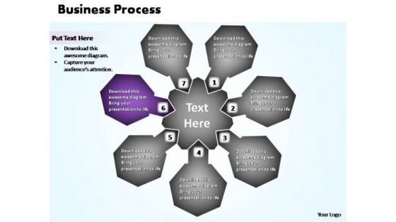 PowerPoint Backgrounds Leadership Business Process Chart Ppt Presentation