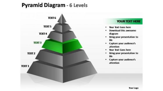 PowerPoint Backgrounds Leadership Cone Diagram Ppt Theme