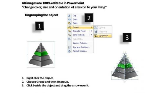 PowerPoint Backgrounds Leadership Cone Diagram Ppt Theme