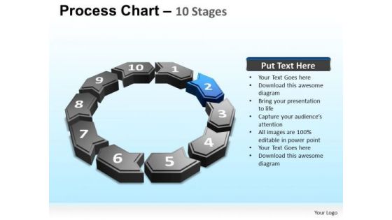 PowerPoint Backgrounds Leadership Process Chart Ppt Template