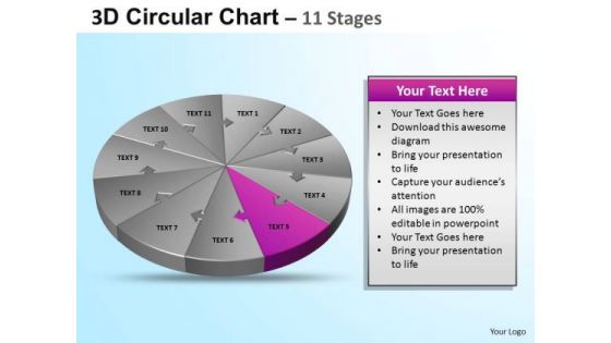 PowerPoint Backgrounds Marketing Circular Ppt Design