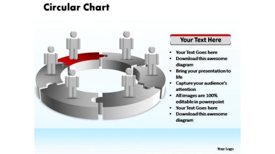 PowerPoint Backgrounds Marketing Circular Ppt Slides