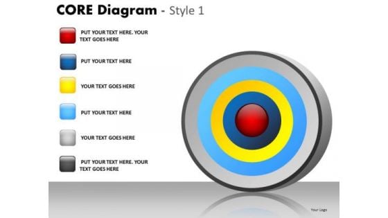 PowerPoint Backgrounds Marketing Core Diagram Ppt Designs