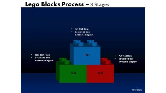 PowerPoint Backgrounds Marketing Lego Blocks Ppt Design