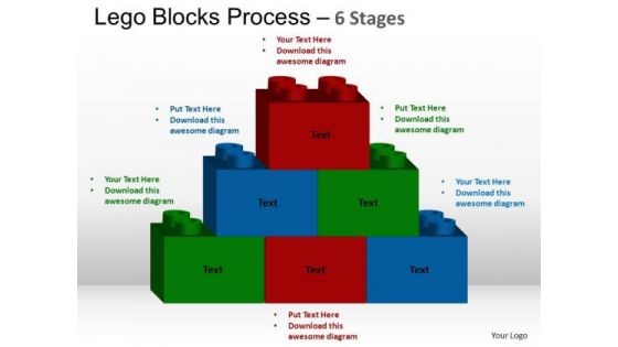 PowerPoint Backgrounds Marketing Lego Blocks Ppt Themes