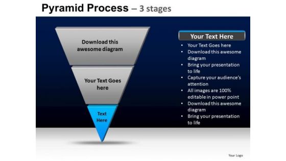 PowerPoint Backgrounds Marketing Pyramid Process Ppt Presentation