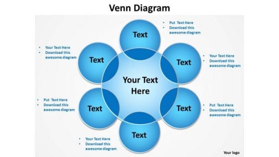 PowerPoint Backgrounds Marketing Venn Diagram Ppt Slide