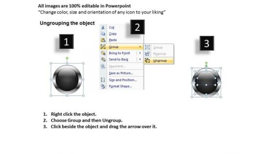 PowerPoint Backgrounds Process Buttons Icons Ppt Slidelayout