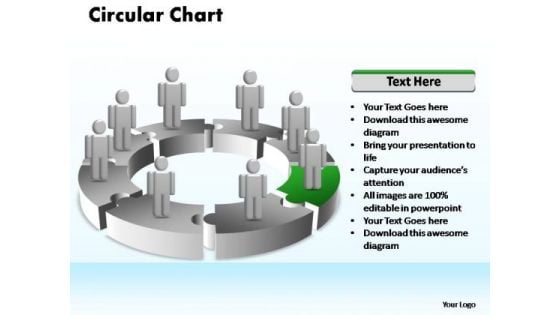 PowerPoint Backgrounds Process Circular Ppt Designs