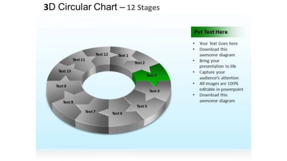 PowerPoint Backgrounds Process Circular Ppt Themes