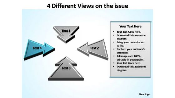 PowerPoint Backgrounds Process Different Views Ppt Slide Designs