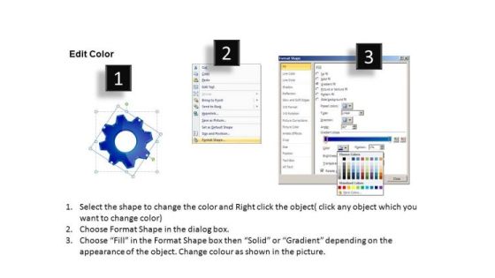 PowerPoint Backgrounds Process Gears Process Ppt Presentation Slide03