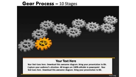 PowerPoint Backgrounds Process Gears Process Ppt Theme