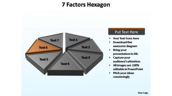 PowerPoint Backgrounds Process Hexagon Ppt Presentation