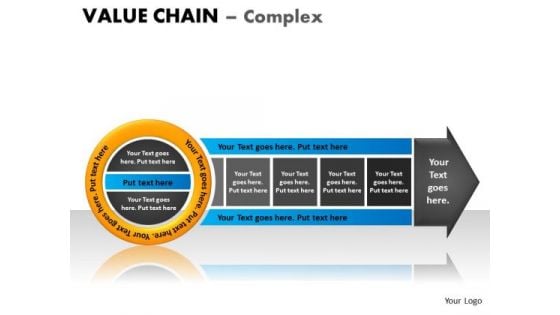 PowerPoint Backgrounds Process Value Chain Ppt Presentation