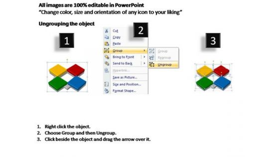 PowerPoint Backgrounds Sales Four Concepts Ppt Slide