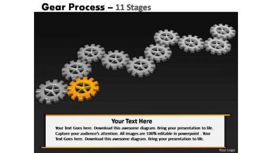 PowerPoint Backgrounds Sales Gears Process Ppt Template