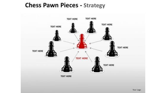 PowerPoint Backgrounds Strategy Chess Pawn Ppt Themes