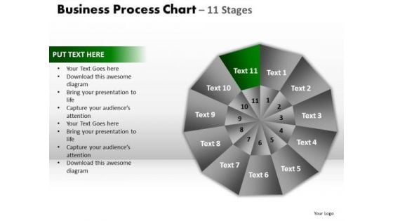 PowerPoint Backgrounds Strategy Circular Quadrant Ppt Slide Designs