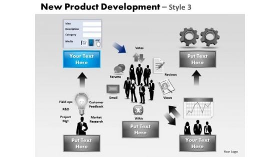 PowerPoint Backgrounds Strategy Product Development Ppt Slidelayout