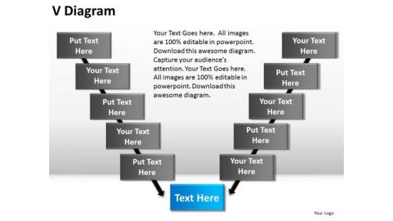 PowerPoint Backgrounds Strategy V Diagram Ppt Themes