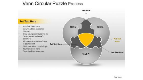 PowerPoint Backgrounds Success Circular Puzzle Ppt Backgrounds