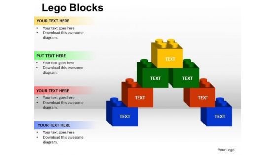 PowerPoint Backgrounds Success Lego Ppt Design