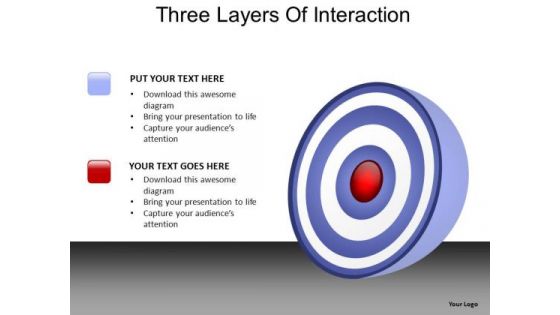 PowerPoint Backgrounds Success Three Layers Ppt Presentation