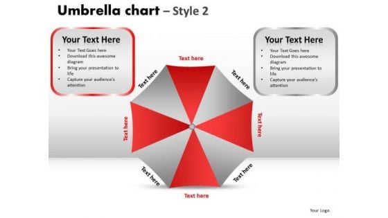 PowerPoint Backgrounds Success Umbrella Chart Ppt Themes