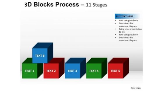 PowerPoint Backgrounds Teamwork Blocks Process Ppt Design